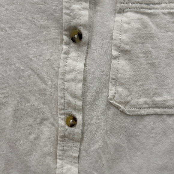 Lola River White Button-Up 100% Cotton Long Sleeve Shirt - Picture 3 of 6